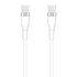 USB töltőkábel - C / C - fehér 3A - 1m - SETTY