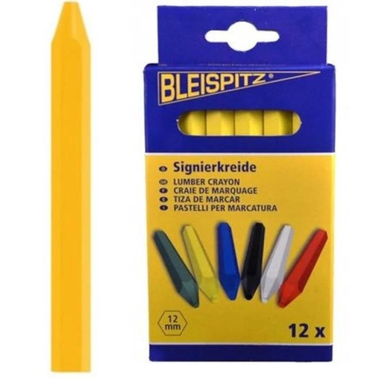 Jelölő kréta Hegesztéshez vízálló ''mindenre'' - 1 db - SÁRGA - Bleispitz Jelölő kréta Hegesztéshez vízálló ''mindenre'' - 1 db - SÁRGA - Bleispitz