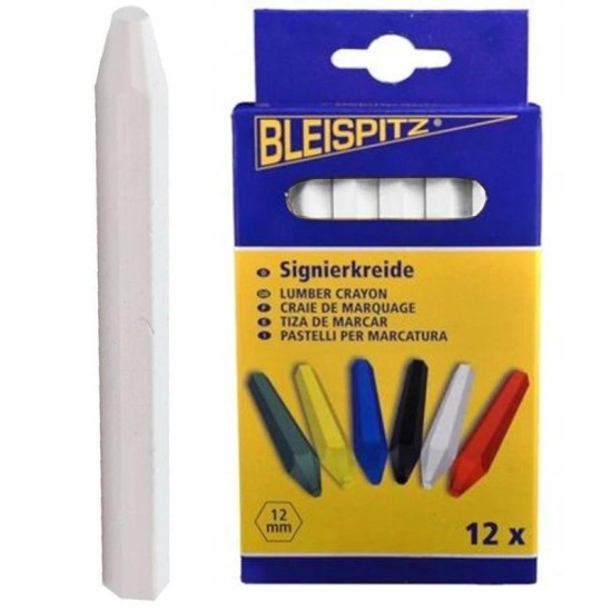 Jelölő kréta Hegesztéshez vízálló ''mindenre'' - 1 db - FEHÉR - Bleispitz Jelölő kréta Hegesztéshez vízálló ''mindenre'' - 1 db - FEHÉR - Bleispitz