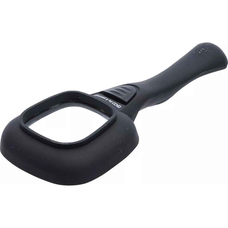 Nagyító  4x - LED világítással, D60 mm elemes BGS