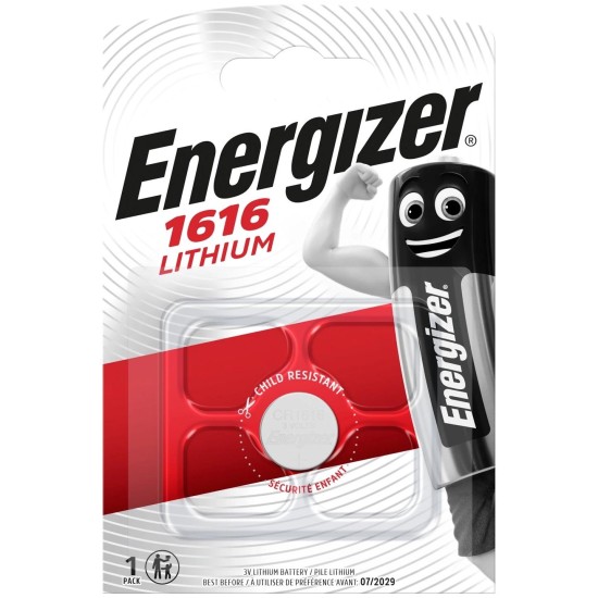 Elem 3V - CR1616 gombelem - Li Energizer Elem 3V - CR1616 gombelem - Li Energizer