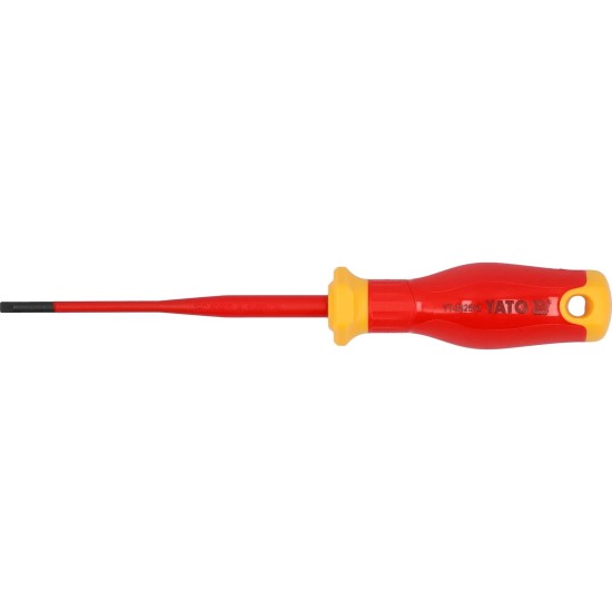 Csavarhúzó szigetelt lapos 3,5x100 mm VDE 1000V - Slim - Yato Csavarhúzó szigetelt lapos 3,5x100 mm VDE 1000V - Slim - Yato