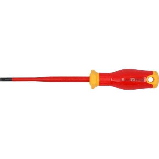 Csavarhúzó szigetelt lapos 5,5x125 mm VDE 1000V - Slim - Yato Csavarhúzó szigetelt lapos 5,5x125 mm VDE 1000V - Slim - Yato