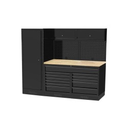 Műhelybútor USA SERIES Szett: 2400 x 660 x 2000 mm BÜKKFA munkalappal