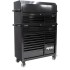 Szerszámos kocsi gyári-felszerelt 411 db-os 19 fiók CUSTOM Ser.-FEKETE