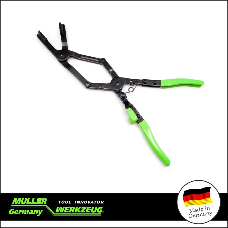 Bilincsfogó vízcső bilincsekhez - 440mm Duplacsukló hajlított Müller(MLR-500 032