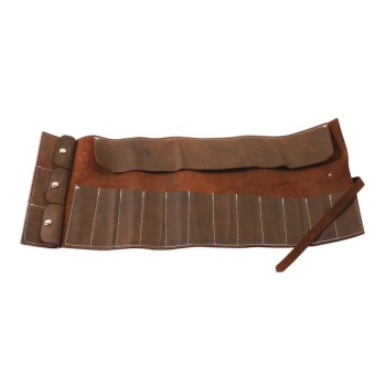 Villáskulcstartó, zsebes, feltekerhető, RETRO BŐR 12+3 részes Gunson