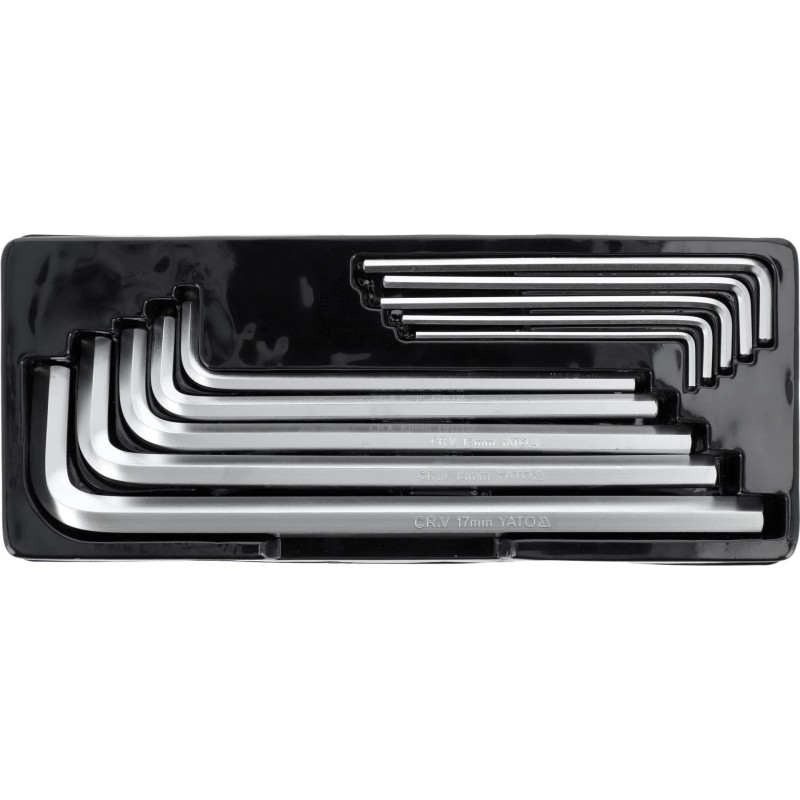 Imbuszkulcs készlet 10 db-os 3 - 17 mm - Yato