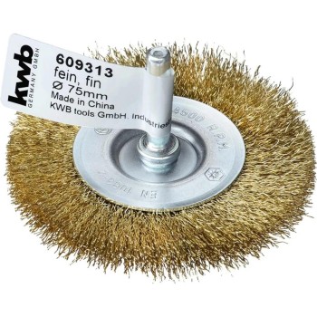 Drótkorong csapos körkefe  75 mm-es RÉZ szálak  75x6x0,2mm