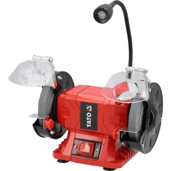 Kettős köszörű, 250 W 150 mm, géplámpával - Yato