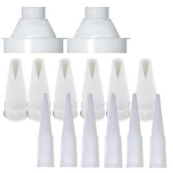 Kinyomó pisztolyhoz Csőr készlet 2 db M21 / 6 db''V''csőr / 6 db''O''csőr -SIKA