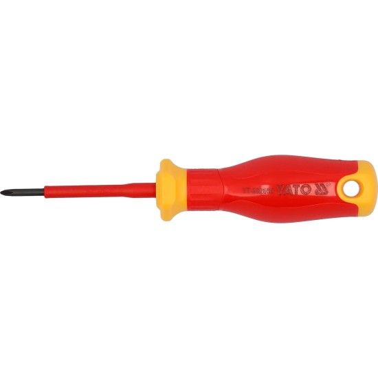 Csavarhúzó szigetelt PH0x 60 VDE 1000V - Slim - Yato Csavarhúzó szigetelt PH0x 60 VDE 1000V - Slim - Yato