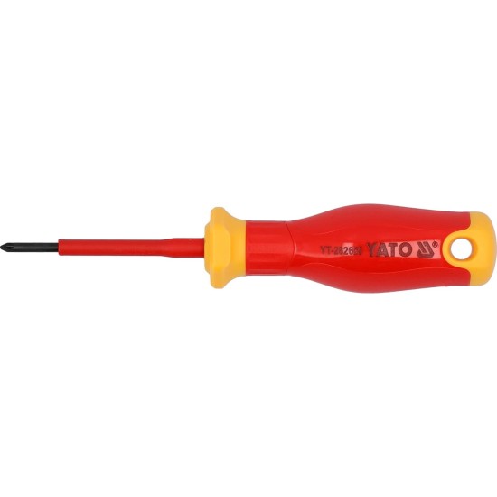 Csavarhúzó szigetelt PZ0x 60 VDE 1000V - Slim - Yato Csavarhúzó szigetelt PZ0x 60 VDE 1000V - Slim - Yato