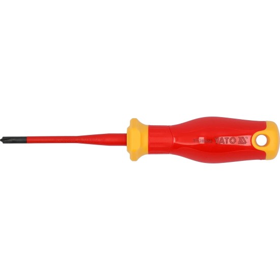 Csavarhúzó VDE 1000 V szigetelt +-/PH1x80 mm - Slim - Yato