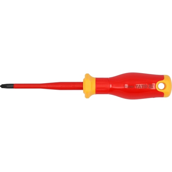 Csavarhúzó VDE 1000 V szigetelt +-/PH2x100 mm - Slim - Yato
