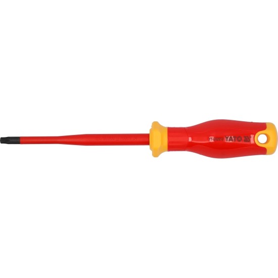 Csavarhúzó VDE 1000 V szigetelt Torx 30 x 125 mm - Slim - Yato