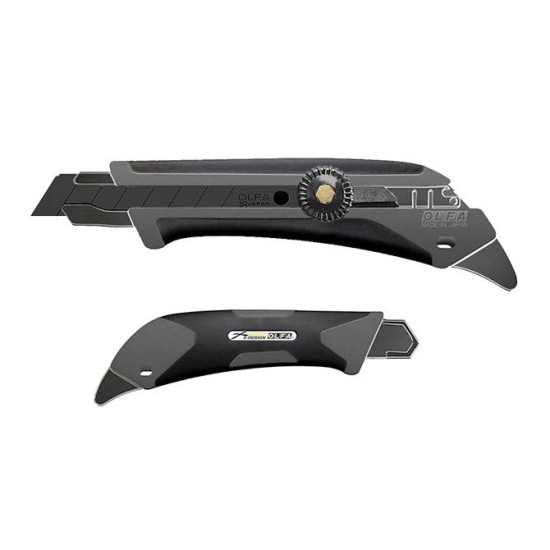 Vágókés OLFA 18 mm törh.penge, csavaros rögz. - fémfüles XD (L-5/GRY)