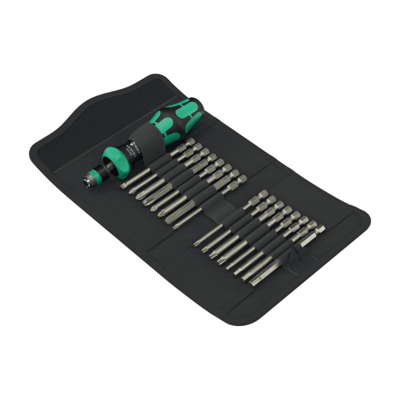 Csavarhúzó készlet 17 részes, 1/4'' cserepengékkel 60 RA-R 1 - Wera