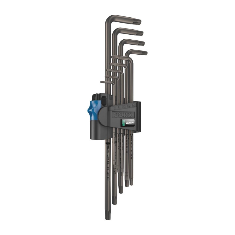 Torx kulcs készlet 9 részes T8 - T40 hosszú - Wera