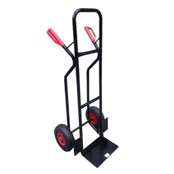 Molnárkocsi 180 kg terhelhetőséggel - felfújható gumikerekes