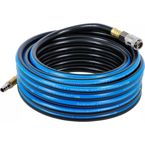 Levegőtömlő szerelt 10 méter 8 mm / 14 mm - KÉK - BGS