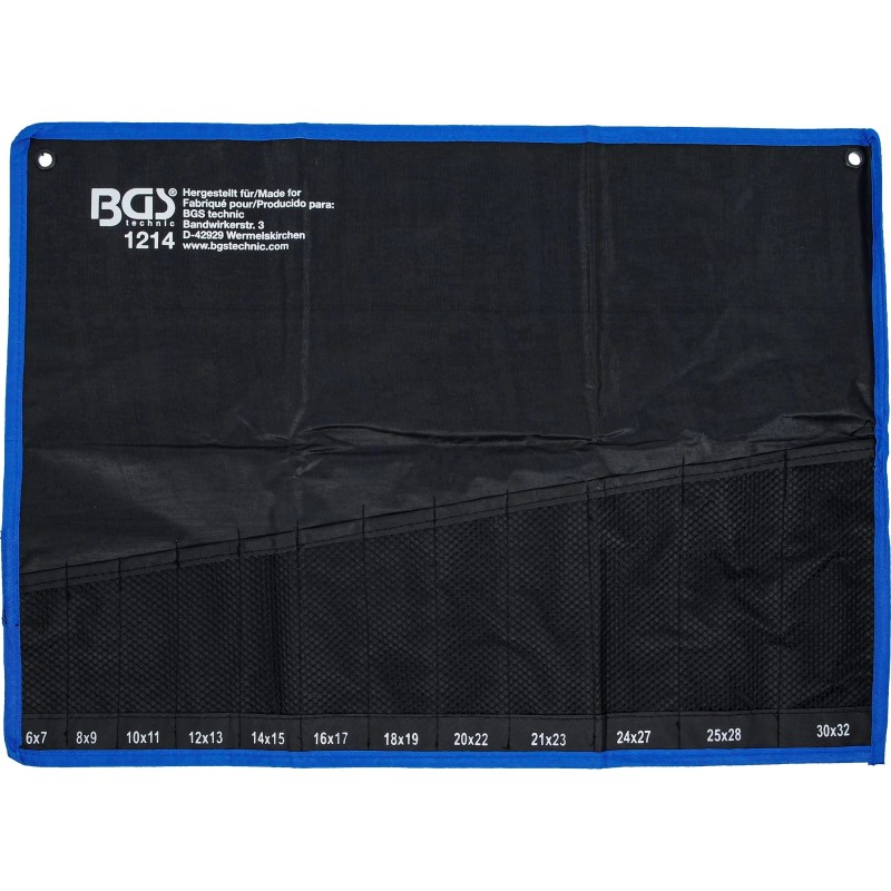 Csillag-csillagkulcs készlet hajlított 12 db-oshoz üres szövettartó -