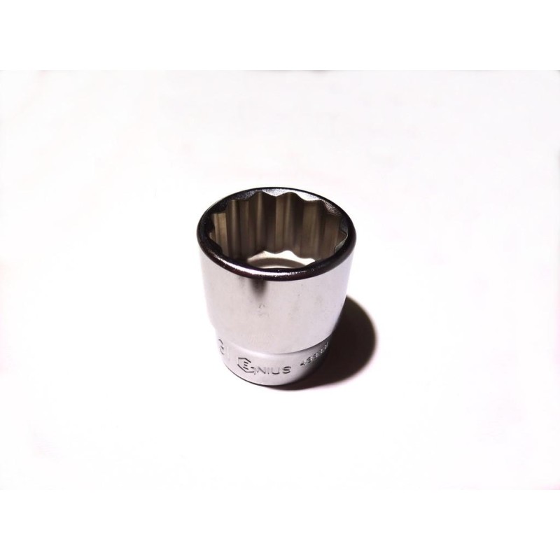 Dugókulcs - crowafej 1/2'' 12 szög normál 31 mm Genius