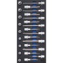 Tálcás BGS Bit 1/2'' Ribe készlet M5-M14 25 db-os 1/3 - EVA tálcás