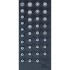 Tálcás BGS Bit 1/2'' Imbusz+Torx+XZN+Ribe készlet 36 db-os 1/3 EVA tálcás