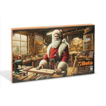 Karácsonyi szerszámkészlet ADVENTI KALENDÁRIUM 23 db-os - Beta