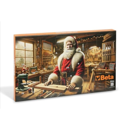 Karácsonyi szerszámkészlet ADVENTI KALENDÁRIUM 23 db-os - Beta