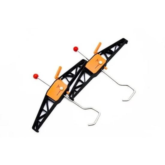 Létrarögzítő tetőcsomagtartóhoz, zárható, 2db -