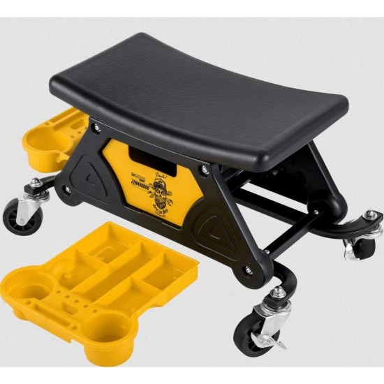 Szerelőszék szerszámtartós, fiókos gurulós - Winntec