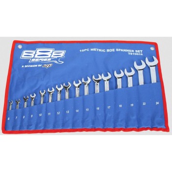 Csillag-villáskulcs készlet 16 db-os  6-24 mm - 888 Series / SP Tools