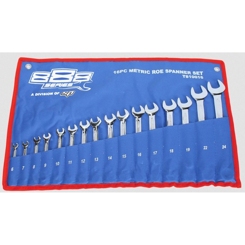 Csillag-villáskulcs készlet 16 db-os 6-24 mm - 888 Series / SP Tools Csillag-villáskulcs készlet 16 db-os 6-24 mm - 888 Series / SP Tools