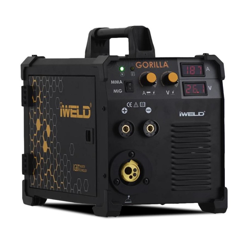 Hegesztő inverter Gorilla PocketMIG 195 Aluflux Hegesztő inverter Gorilla PocketMIG 195 Aluflux