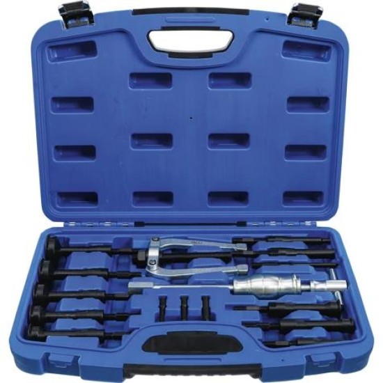 Csapágylehúzó készlet belső  5-52 mm + csúszókalapács - profi - BGS