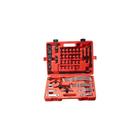 Csapágylehúzó készlet 2 és 3 körmös, külső-belső, 75-200 mm - 72 db-os