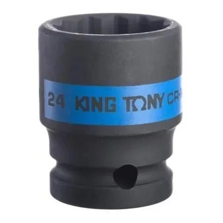 Légkulcsfej 1/2'' 12 l.n. 24-es - KingTony