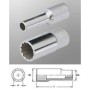 Dugókulcs - crowafej 1/2'' 12 szög hosszú 29 mm Genius