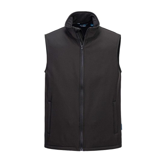Mellény Softshell fekete L GILET - Portwest