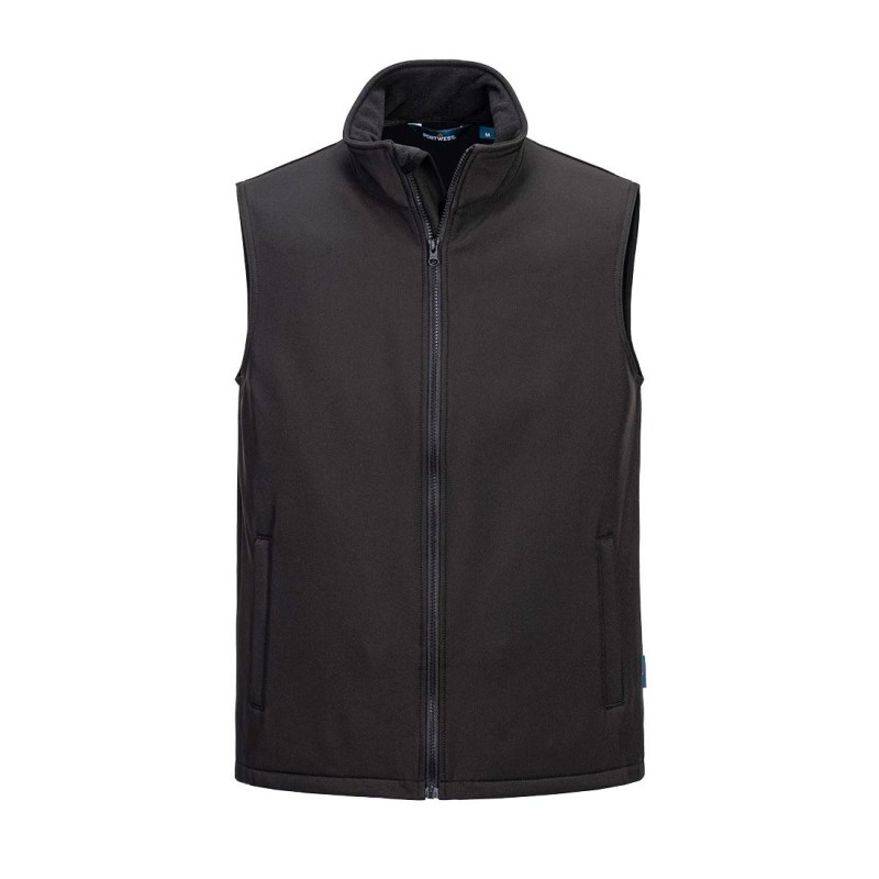 Mellény Softshell fekete L GILET - Portwest
