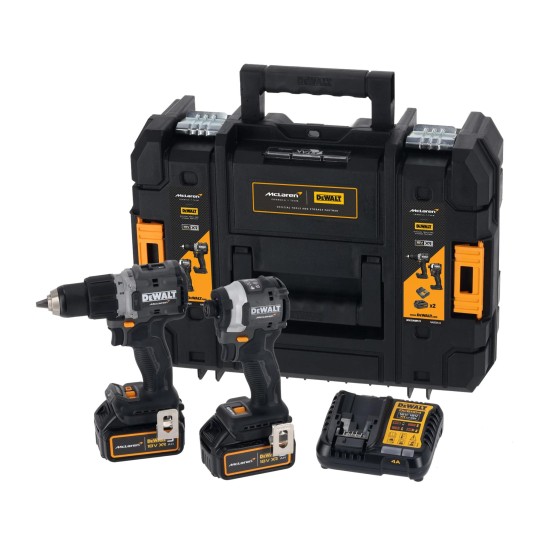 Fúró-csavarozó és ütvecsavar szett, akkus 18V 2x5.0Ah McLaren