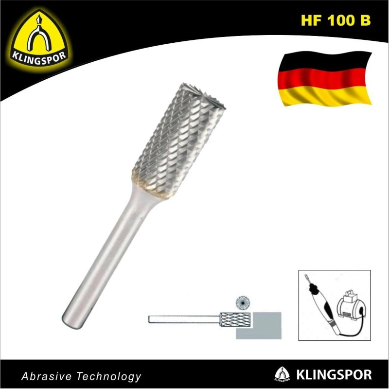 Turbómaró, hengeres, homlokfogazással 9.6 x 19 mm T6 - Klingspor Turbómaró, hengeres, homlokfogazással 9.6 x 19 mm T6 - Klingspor