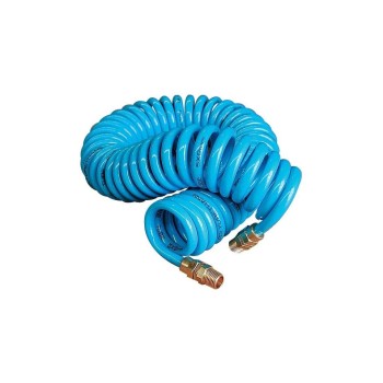 Levegőcső spirál  6 m kék - szerelt  8 mm / 5 mm PU - SP Tools