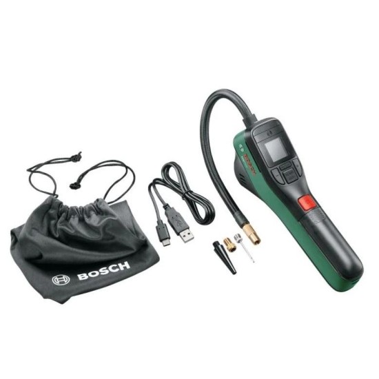 Kompresszor akkus  3,6 V 10,3 bar + 4db fej + lámpa - Bosch