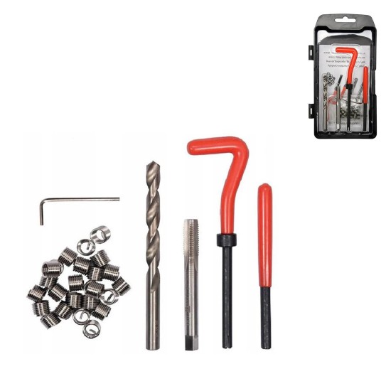 Menetjavító készlet Yato M06x1,0 - 30 db-os Menetjavító készlet Yato M06x1,0 - 30 db-os