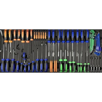 Tálcás SP Tools ''L'' Csavarhúzó klt  67 db-os - SP Tools