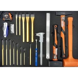 Tálcás SP Tools ''M'' Lakatos szerszám készlet 22 db-os Tálcás SP Tools ''M'' Lakatos szerszám készlet 22 db-os