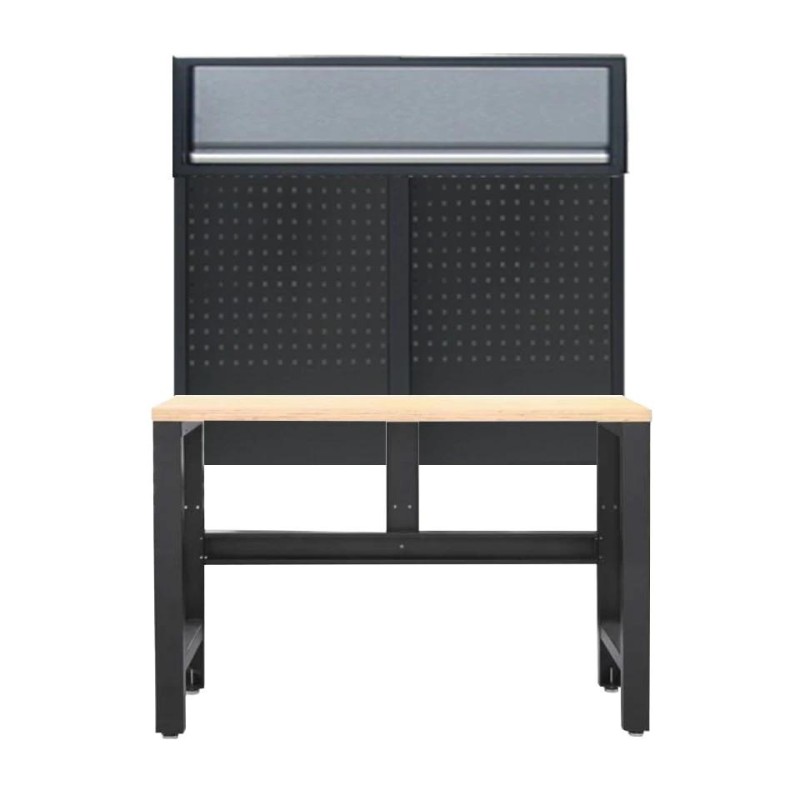 Műhelybútor SP SERIES Alsó rész: SATUPAD Keményfa munkalap+hátf+szek